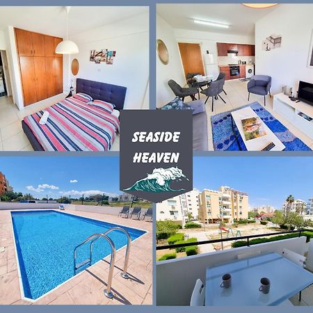 Seaside Heaven Apartment With Pool Larnaca Luaran gambar